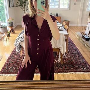 FP Shasta Maroon jumpsuit